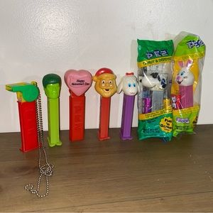 Vintage Pez Candy Dispenser 70s 80s 90s Y2K Hulk Santa Lamb Bunny Snoopy Whistle